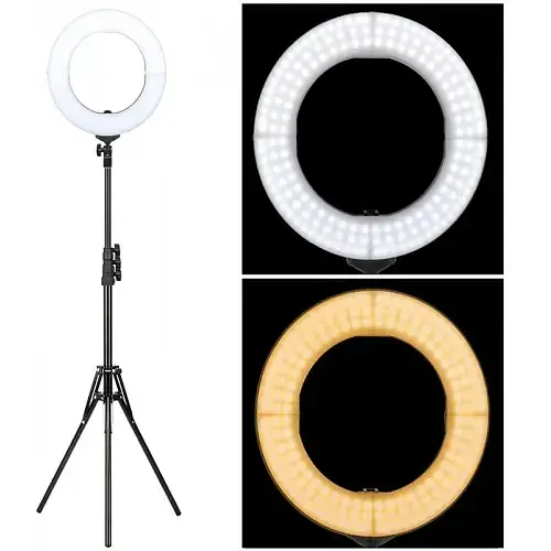 Тримач з кільцевим освітленням Zomei ZM336 14" 180 см Tripod Stand 3200-5600K - фото 4