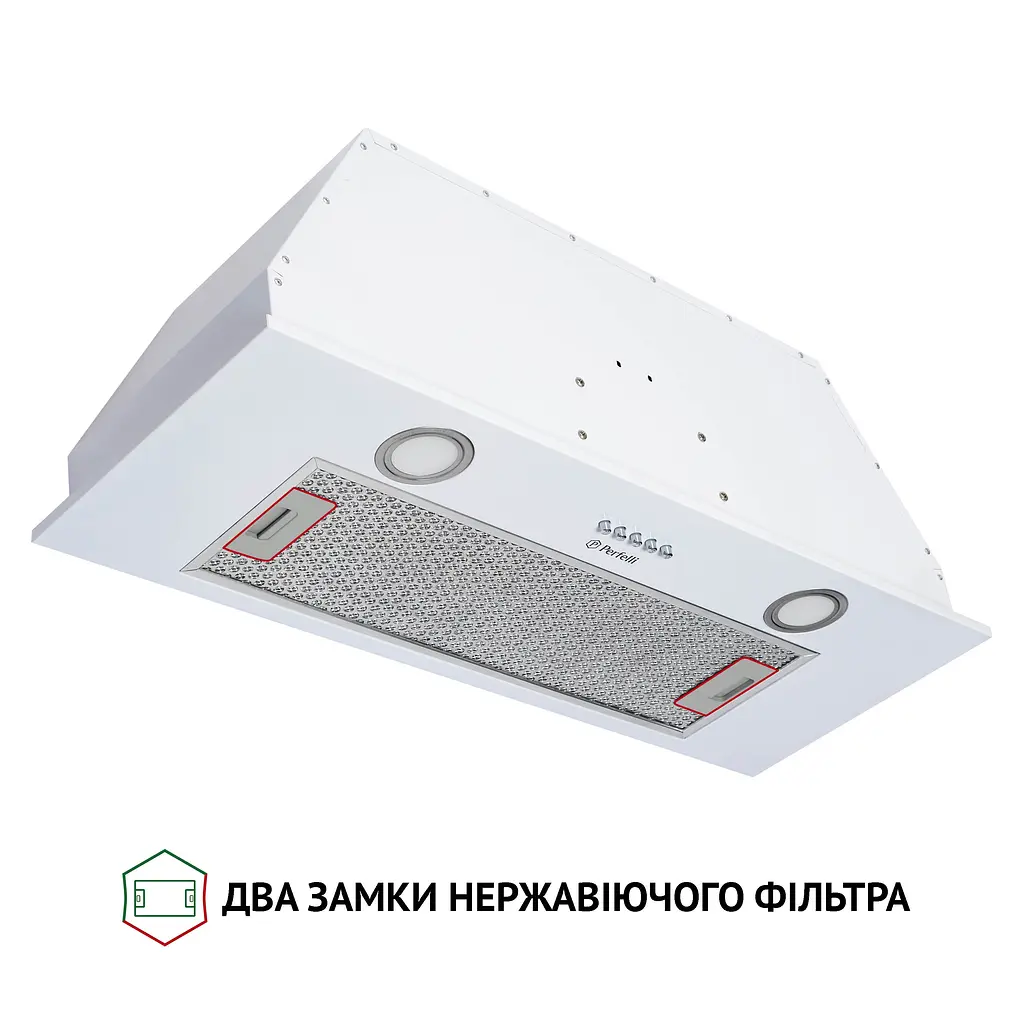Витяжка повновбудована PERFELLI BI 7652 WH 1000 LED - фото 3