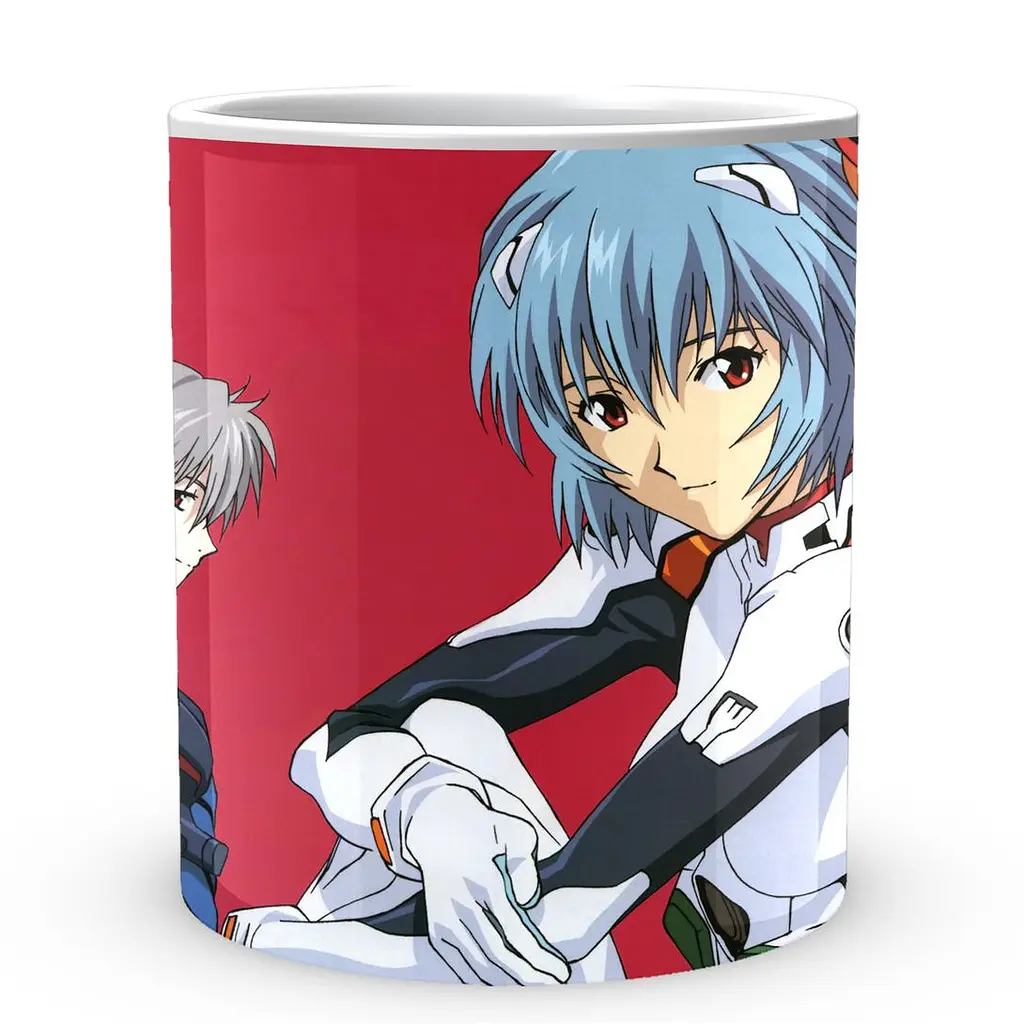 Кружка GeekLand Evangelion Евангелион Аска Синди Каору EVA 002.31 330 мл белая - фото 2