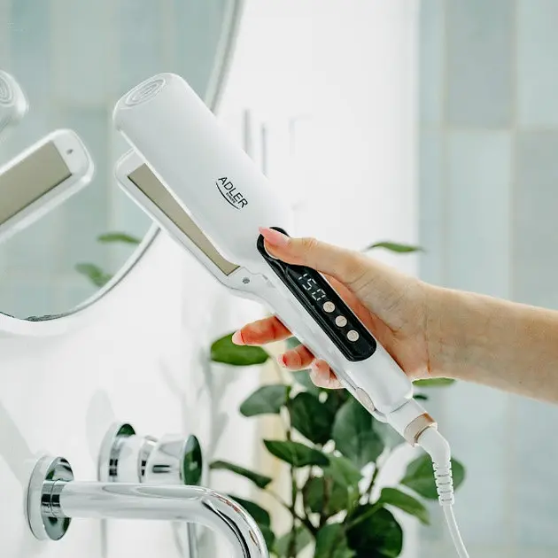 Выпрямитель для волос Adler AD 2325 белый - фото 4