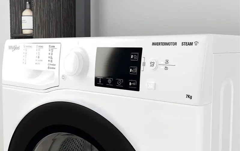 Стиральная машина Whirlpool фронтальная 7 кг 1200 A+++ 43.5 см дисплей пара инвертор - фото 5