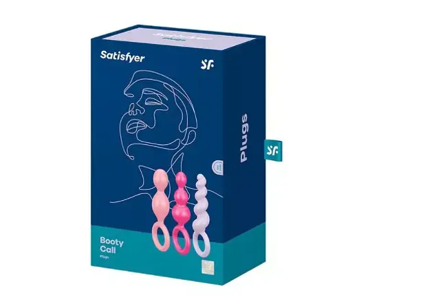 Набір анальних іграшок Satisfyer Plugs colored (set of 3) - Booty Call Satisfyer SO2324 20901 - фото 3