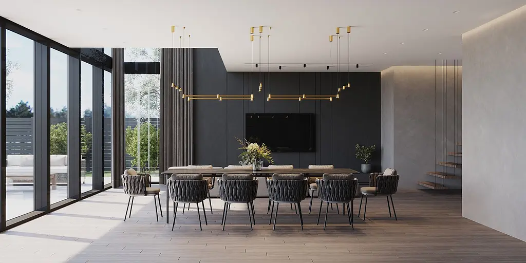 Підвісний світильник Skarlat RHL7741 3x5W GD+BK 4000K - фото 4