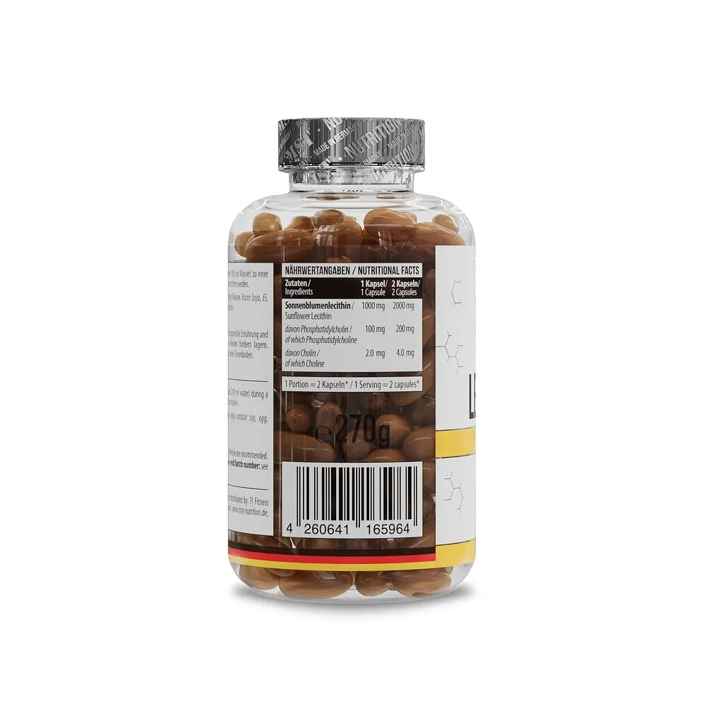 Соняшниковий лецитин MST Nutrition Lecithin Sunflower, 90 капсул для здоров'я внутрішніх органів - фото 2