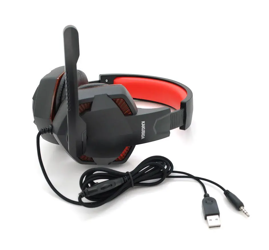 Игровые наушники iKAKU KSC713 ZHANHUN Black-Red - фото 2