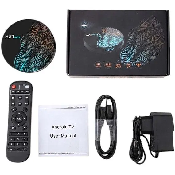 Смарт приставка HK1 Max (Smart TV) медіаплеєр з 4-х ядерним процесором на Andorid 9.0 з Bluetooth 4GB/32GB - фото 4