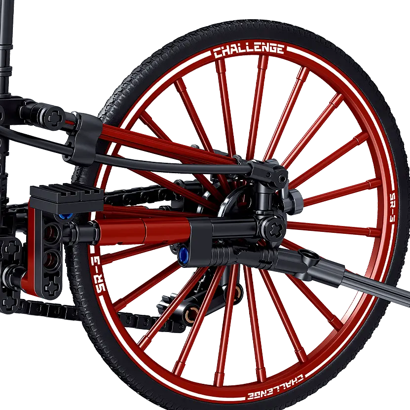 Конструктор велосипед  ZHEGAO OFF-ROAD BICYCLE спортивный офф- роад  258 деталей - фото 6