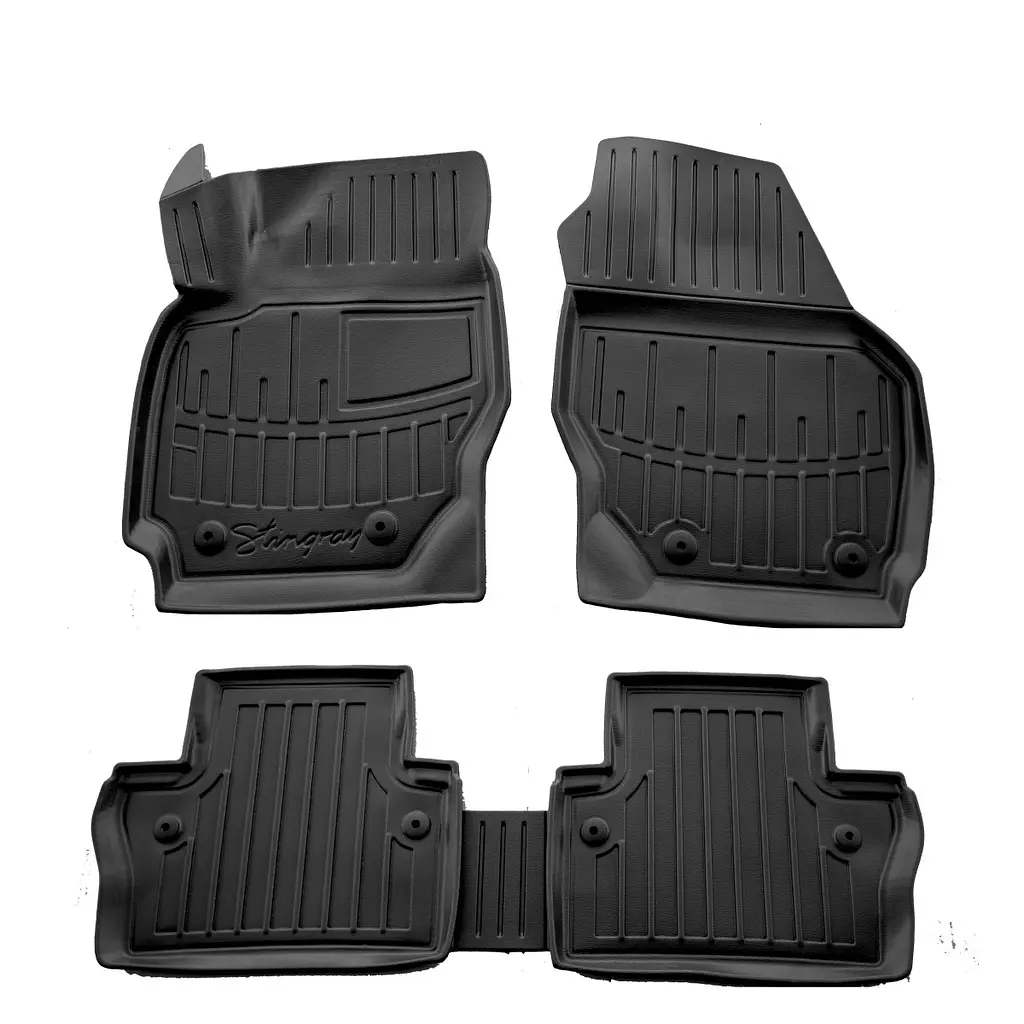 Автомобільні 3D килимки в салон для Volvo S80 2006-2016 Високий борт