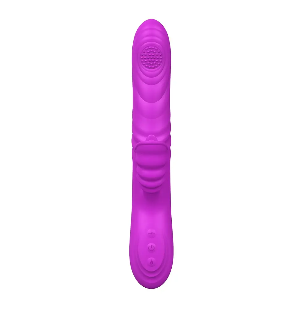 Вібратор Angelia, USB 3 functions of thrusting / 20 vibrations Purple Boss Series 26-00141-1 101965 - фото 7