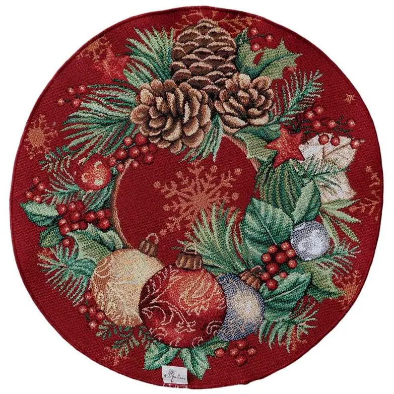 Серветка гобеленова Прованс Present з люрексом 35 см (41740) - фото 3