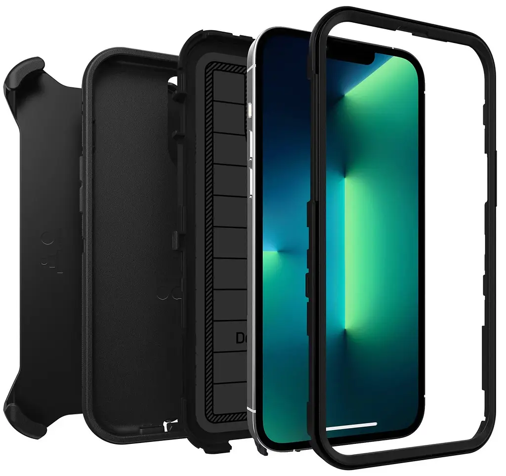 Чохол протиударний з кліпсою OtterBox Defender Pro 77-85473 для iPhone 13 (6.1") Black - фото 2