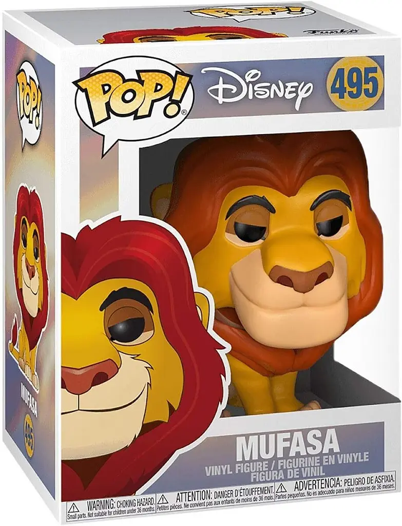 Фигурка Funko Pop Фанко Поп The Lion King Mufasa Король Лев Муфаса 10см cartoon TLK M495 - фото 3
