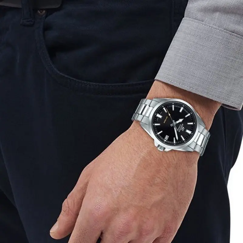 Часы мужские наручные водонепроницаемые Casio Edifice EFV-100D-1AVUEF Оригинал японские (модуль 5507) - фото 8