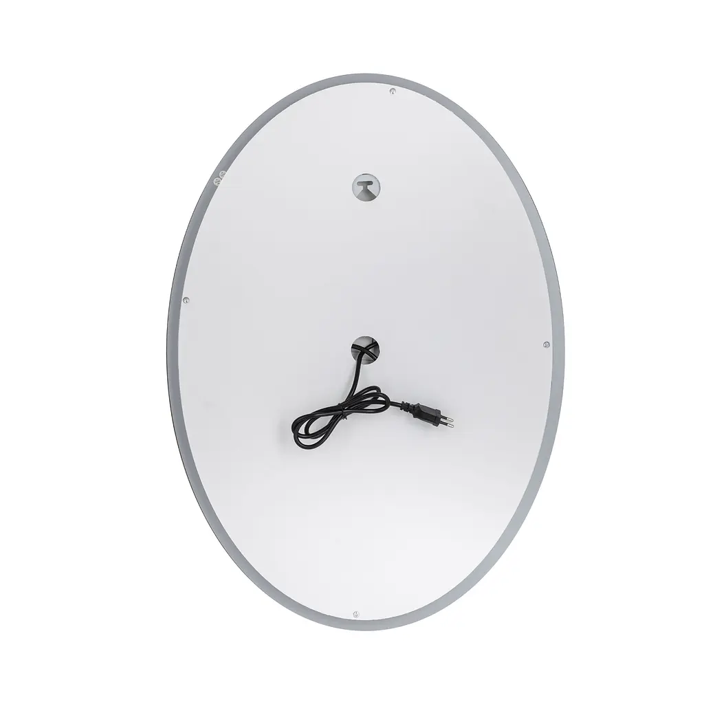 Дзеркало Qtap Mideya 500x700 з LED-підсвічуванням Touch, з антизапотіванням, з годинником, диммером яскравості QT2078NCR5070W - фото 7
