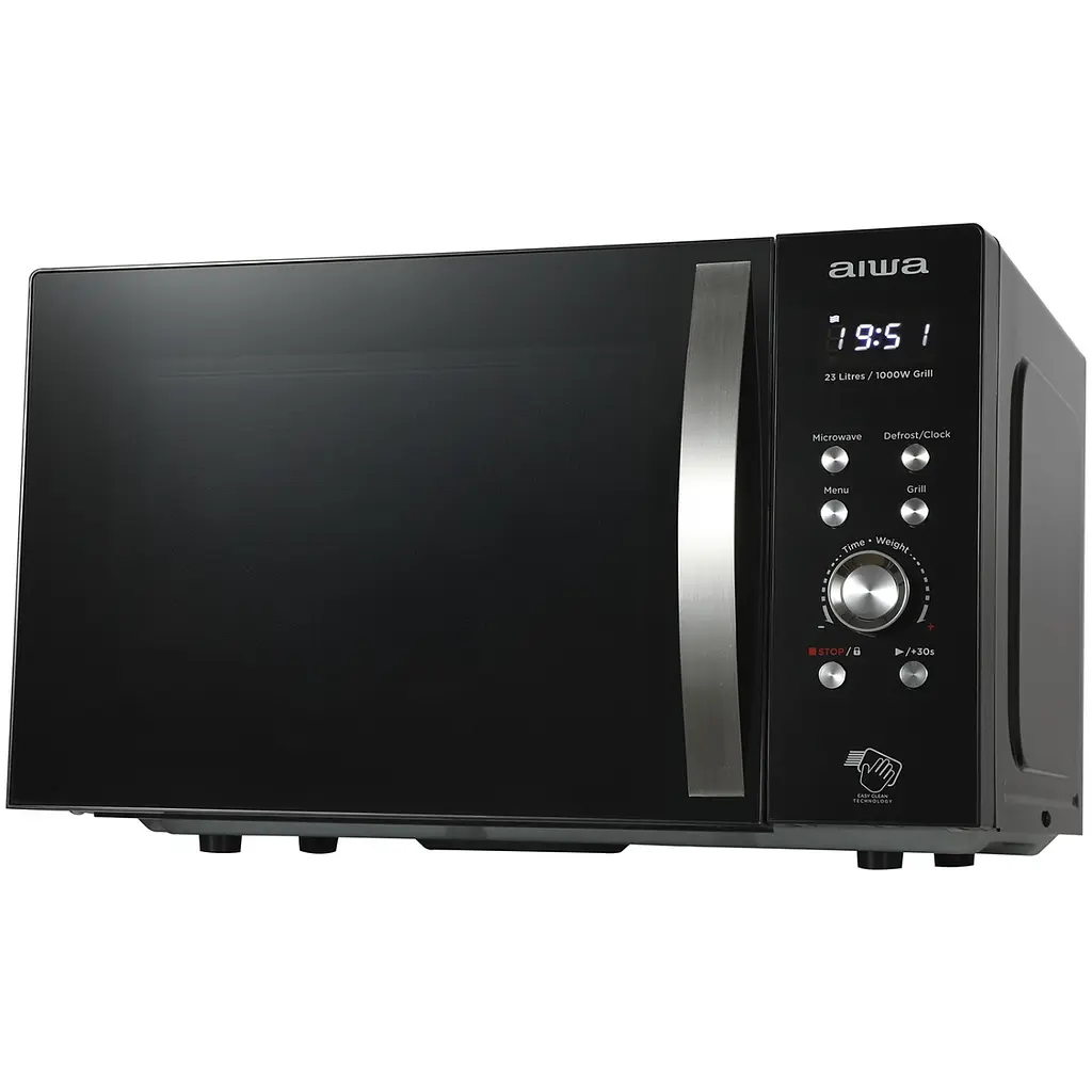 Мікрохвильова піч AIWA NAMICOOK CRYSTAL23 MW-230DG/BK 23л/ 800Вт/ гриль/ Child LOCK//чорна - фото 4