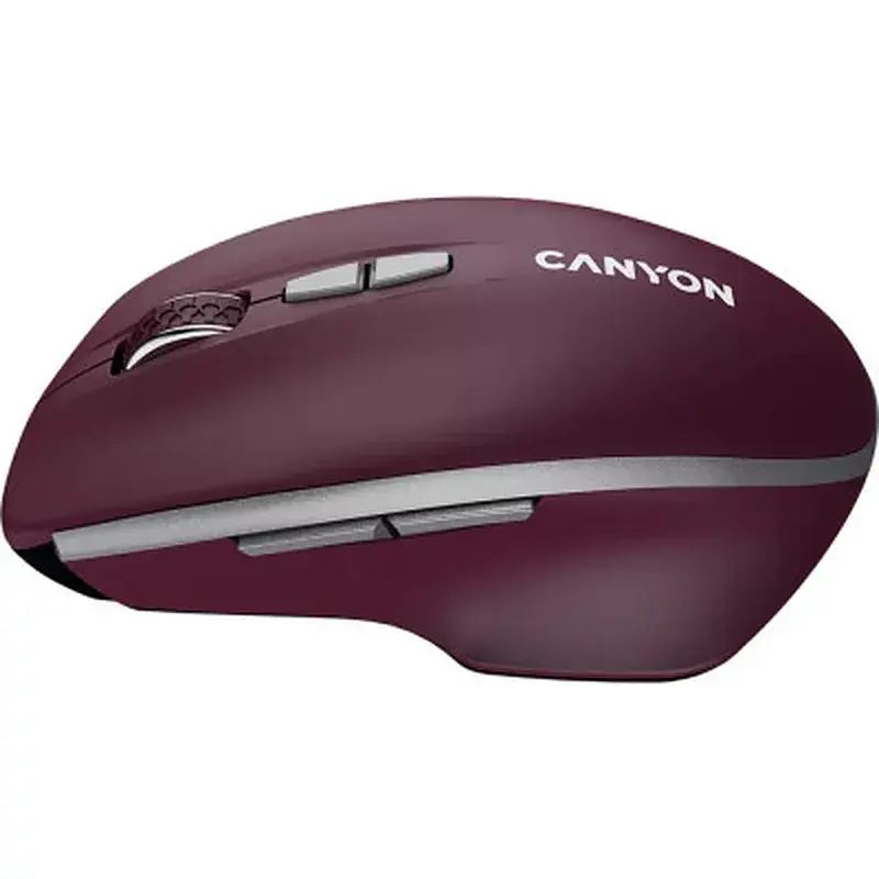 Мишка Canyon MW-21 Wireless Blue LED Burgundy (CNS-CMSW21BR) - фото 4