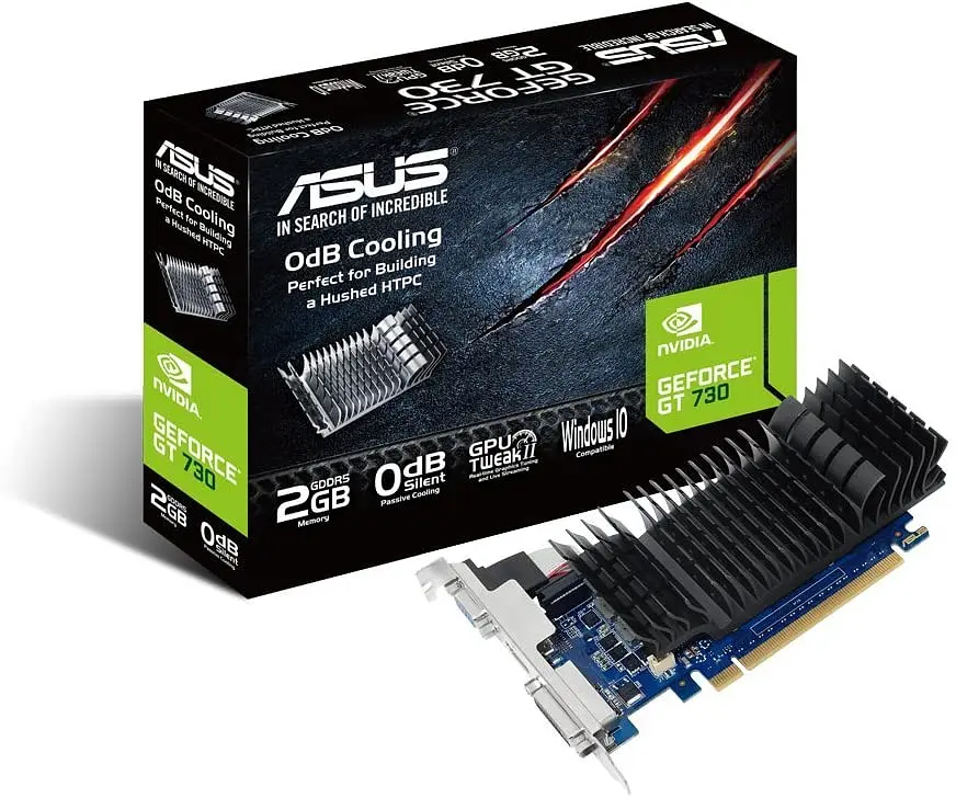 Відеокарта ASUS GT 730 2Gb (GT730-SL-2GD5-BRK) (GDDR5, 64 bit, PCI-E 3.0 x16) - фото 4