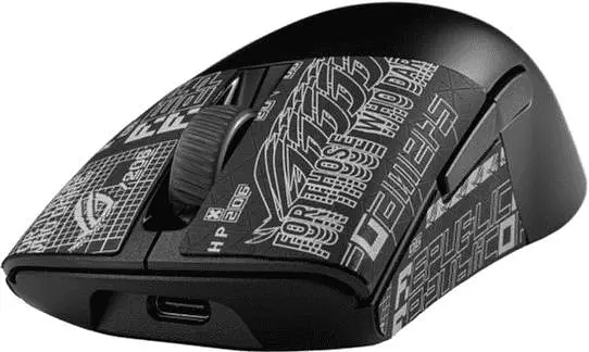 Бездротова миша ASUS ROG Keris AimPoint RGB USB/WL/BT Black (90MP02V0-BMUA00) - фото 4