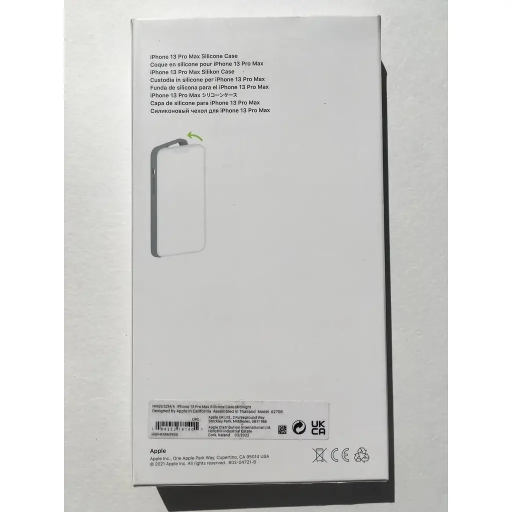 Оригінальний силіконовий чохол Apple Silicone Case MagSafe для iPhone 13 Pro Max (6.7") Midnight (MM2U3ZE/A) - фото 4