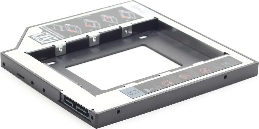 Адаптер Gembird для HDD/SSD 2.5" у відсік CD-ROM приводу ноутбука 12.7мм (MF-95-02) - фото 2
