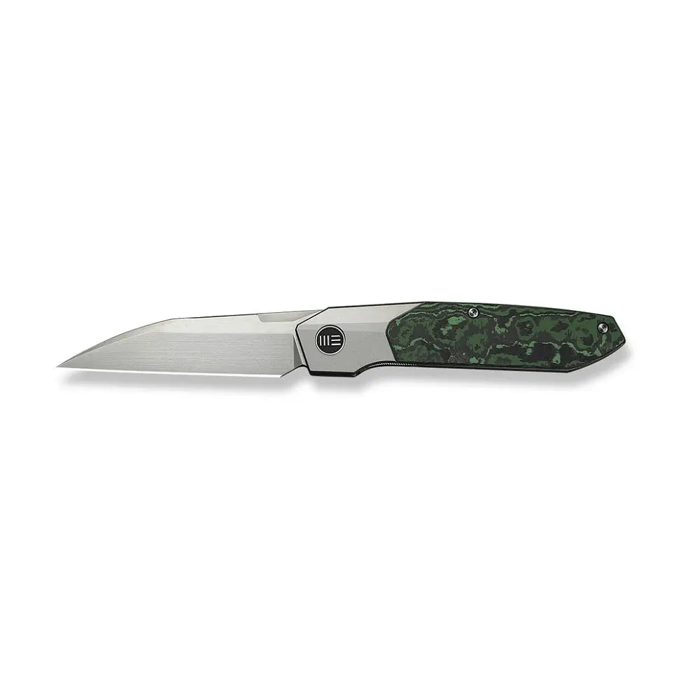 Складаний ніж Weknife Brr15 Bohler M390 титан карбон 82,5 мм зелений сірий - фото 8