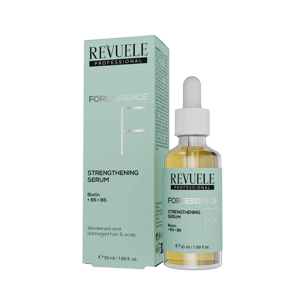 Сироватка для слабкого та пошкодженого волосся Незмивна Hair Professional Forcessence Strengthening Revuele 50 мл