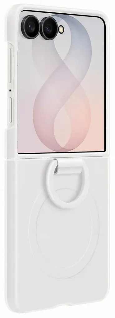 Чохол Samsung Flip 8 Silicone Ring Magnet Case EF-EF776CWEGUA White (7292254) - фото 5