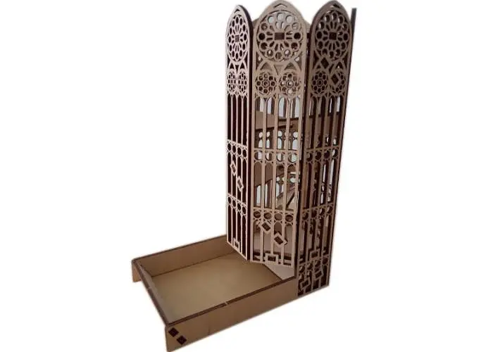 Настільна гра BoardGameOrganizer Вежа для кубиків "Замок Саґрада" (Dice Tower Castle Sagrada) - фото 2