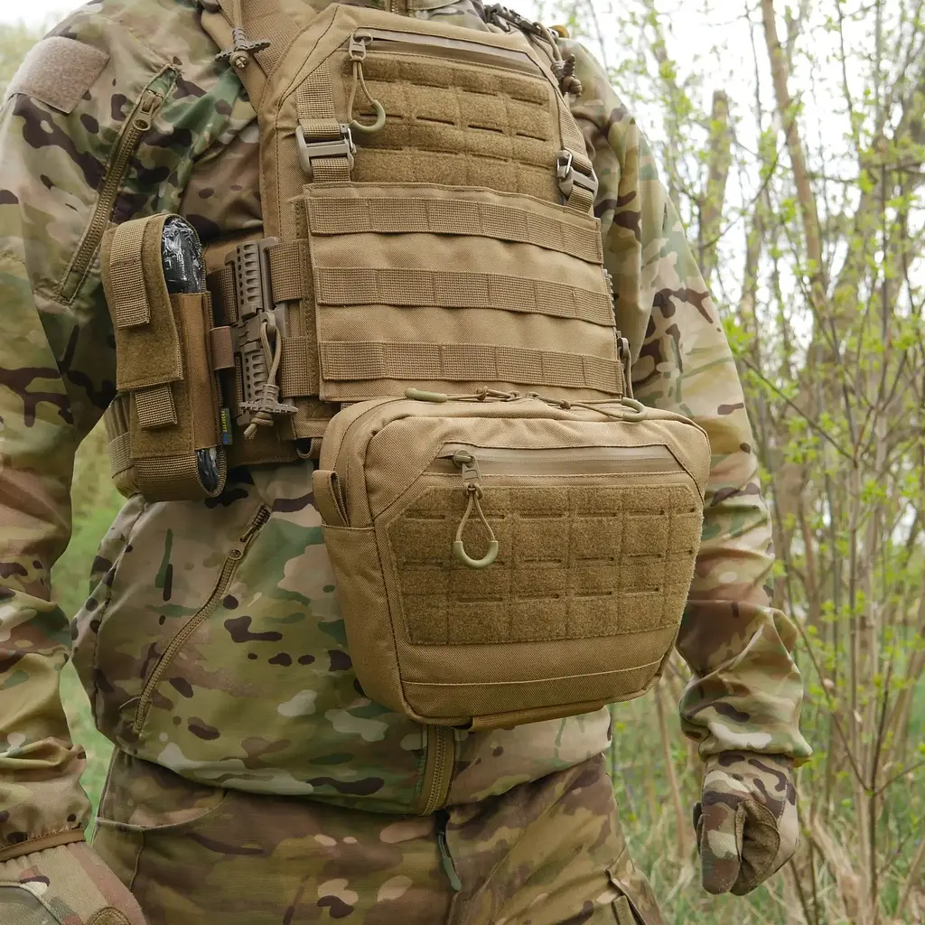 Сумка-напашник Kiborg GU Cordura XL Coyote (1000-k1981) - фото 6