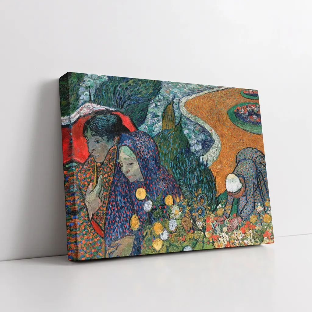 Інтер'єрна картина Спогади про сад в Еттені, Вінсент ван Гог, Vincent van Gogh, інтер'єрний декор, 60×80 см (id6665) - фото 2
