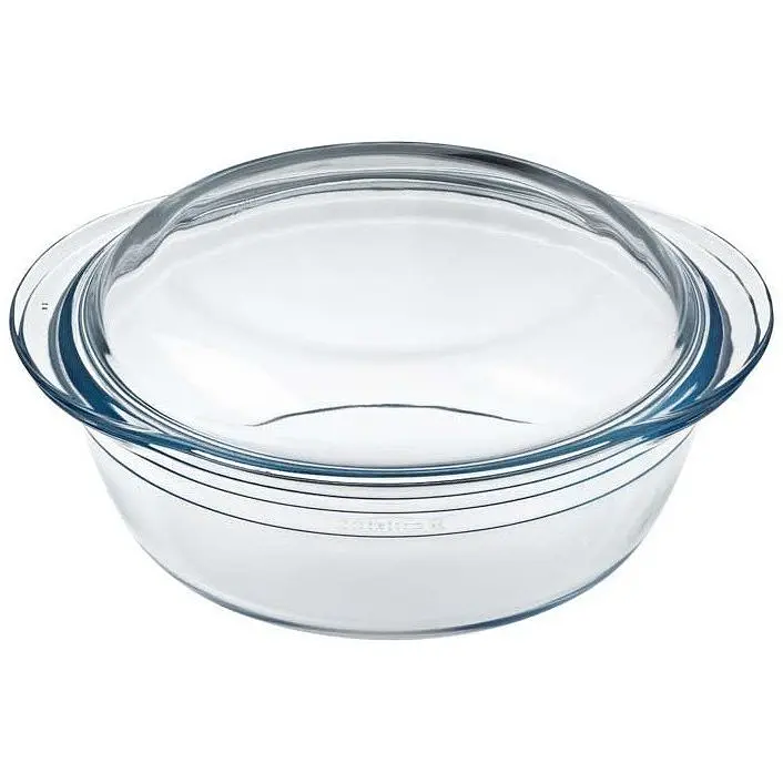 Каструля O CUISINE скляна кругла 3 л (2.2 л + 0.8 л) з кришкою (208AC00/1643) - фото 2