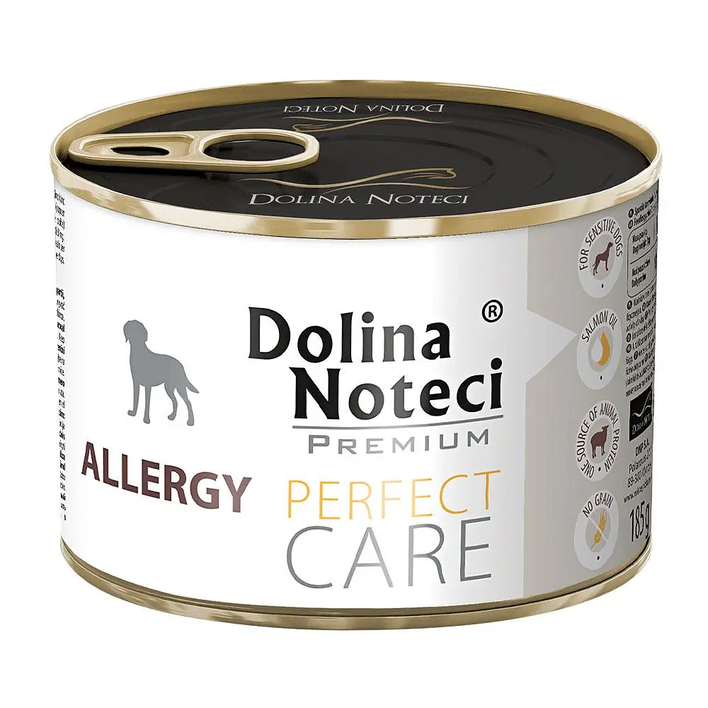 Вологий корм для собак з алергією Dolina Noteci Premium PC Allergy банка 185 г