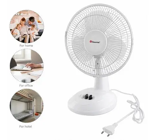 Вентилятор підлоговий DOMOTEC MS-1624 White • Побутовий вентилятор для дому, офісу та кімнати - фото 3