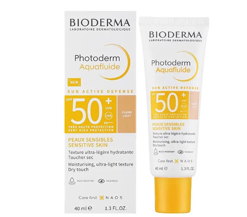 Сонцезахисний тональний флюїд Bioderma Photoderm Max Aquafluide SPF50+ 40 мл - фото 2