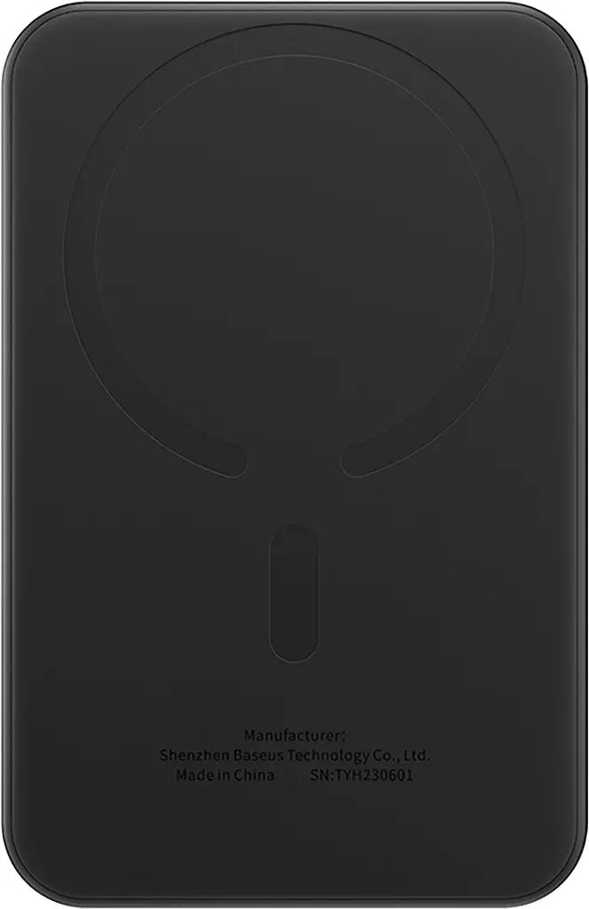 Портативний акумулятор Baseus Magnetic Mini Wireless 20W 5000mAh cluster black (P10022107113-00) - фото 2