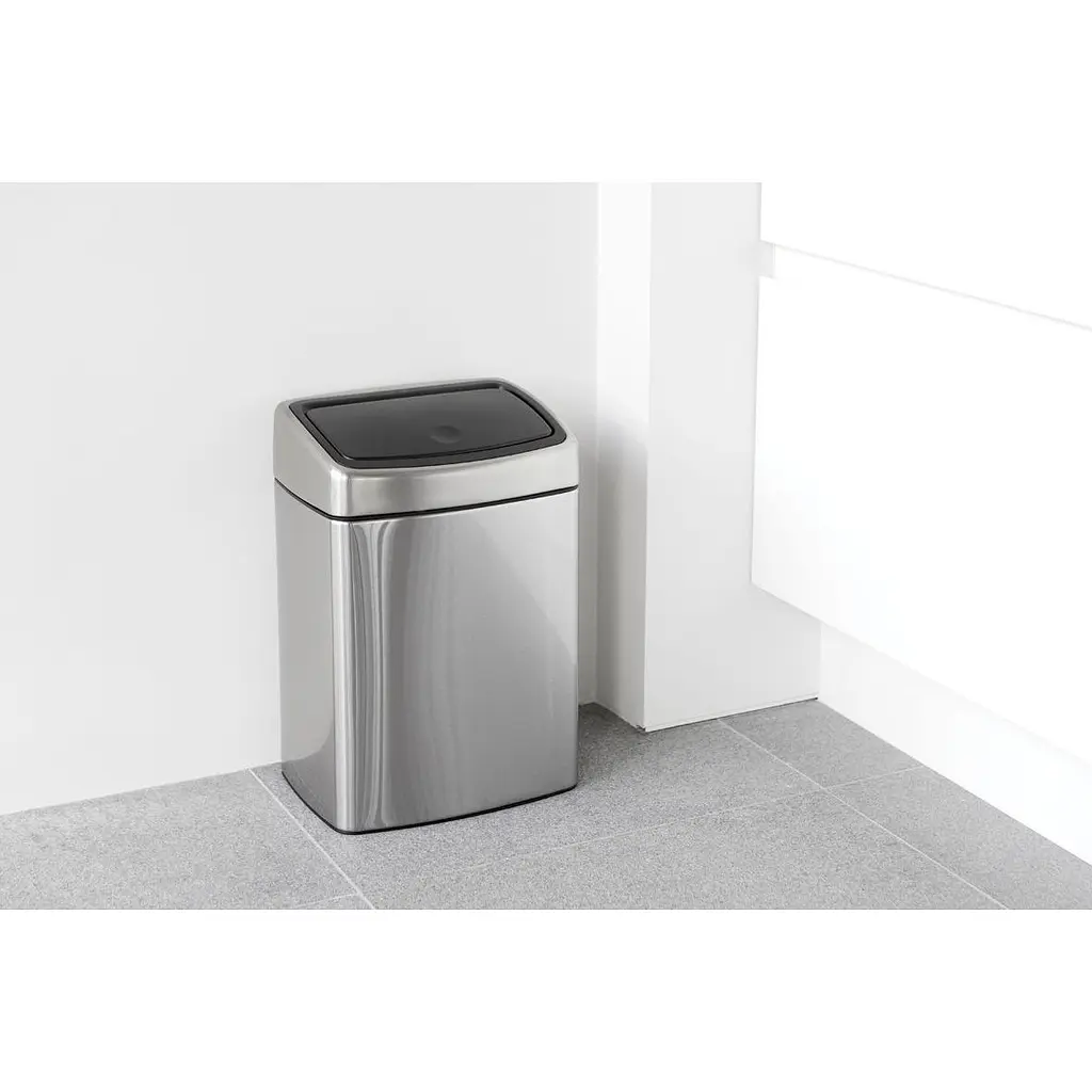 Відро для сміття Brabantia Touch Bin сріблясте 10 л (477225) - фото 7