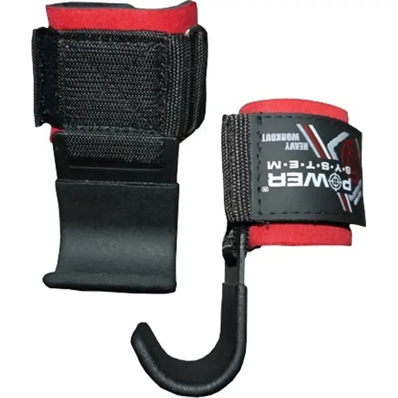 Лямки для тяги Power System PS-3310, Black/Red - фото 3