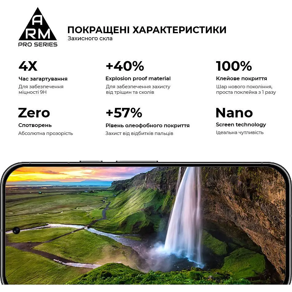 Захисне скло ArmorStandart Full Pro Glass для Google Pixel 9 Black (ARM74679) [117164] - фото 5