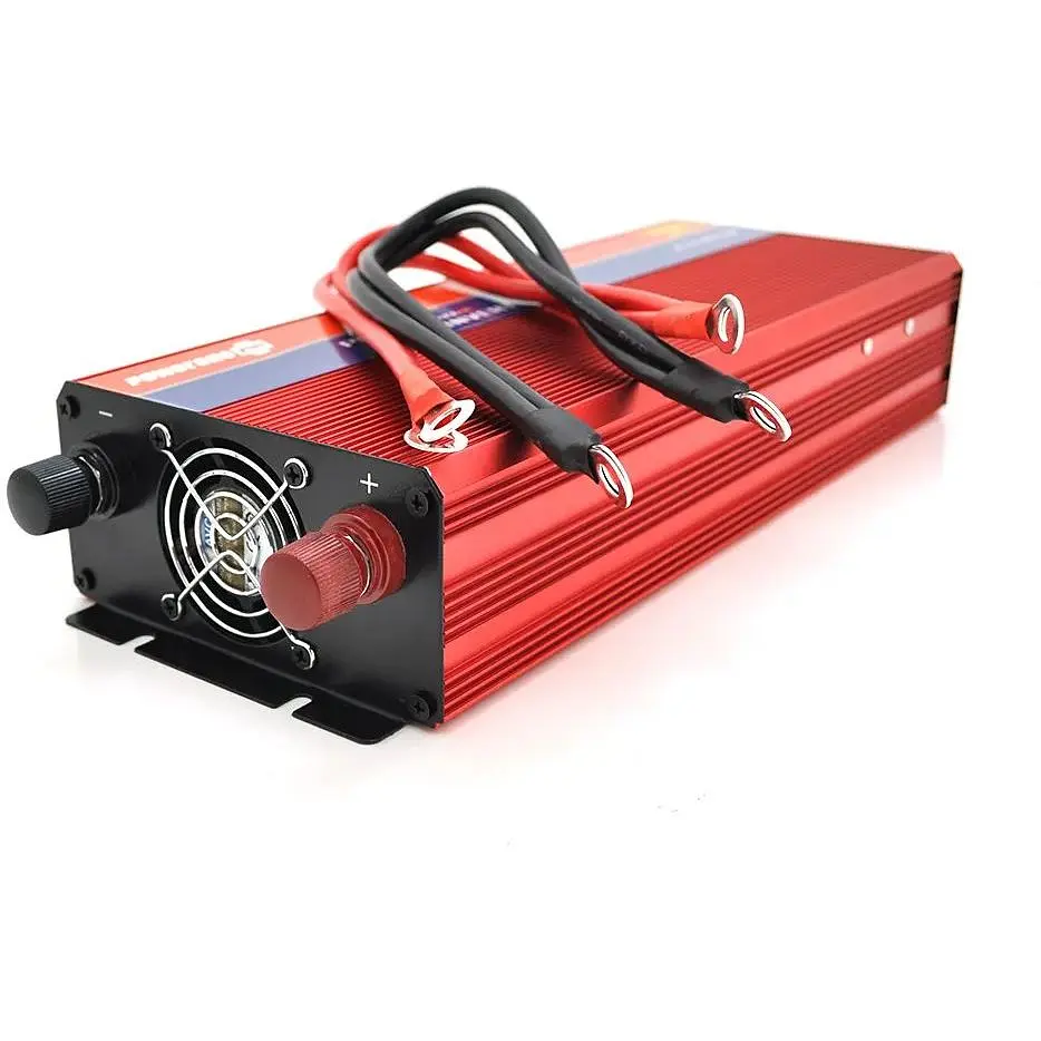 Інвертор напруги Voltronic NV-5000(2500Вт), 12/220V, approximated, 2 універсальні розетки, клем, Box - фото 2