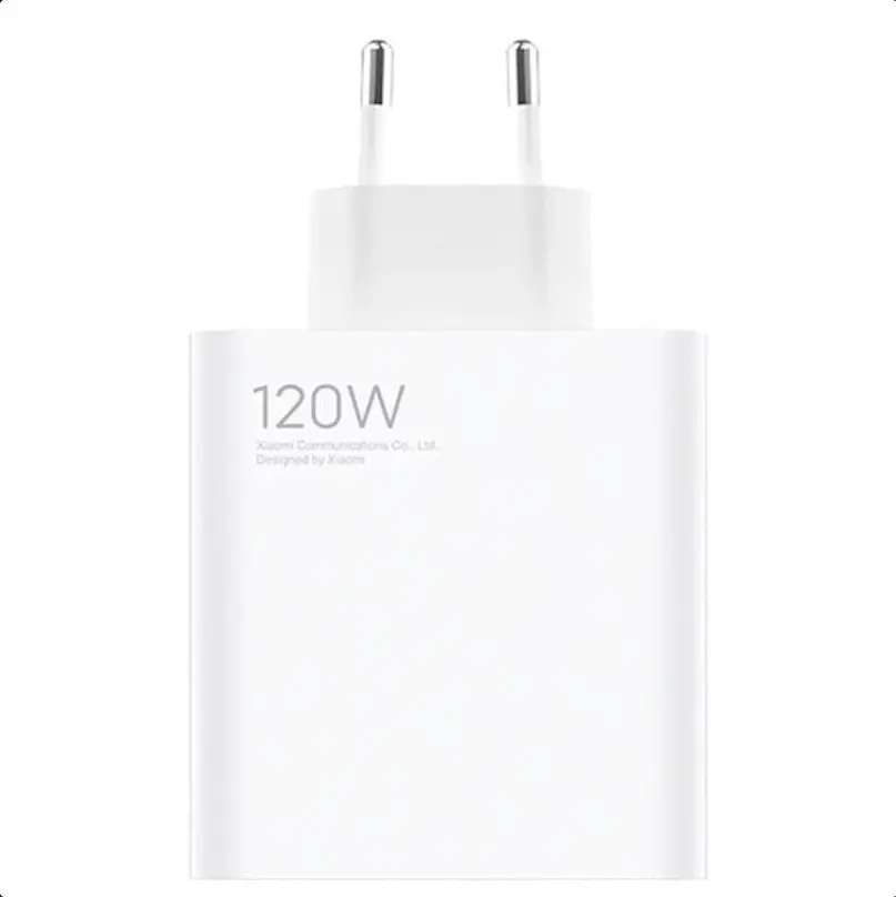 Мережний зарядний пристрій MI120W з кабелем (Білий) - фото 7