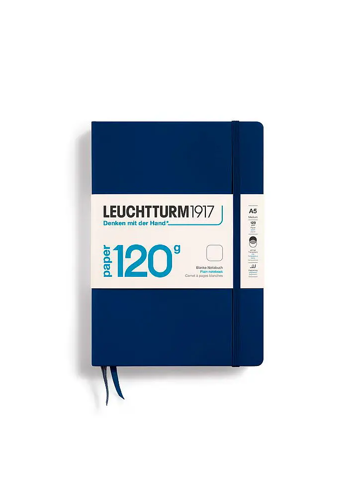 Блокнот Leuchtturm1917 120G Edition Середній Темно-синій Чисті аркуші (372382)
