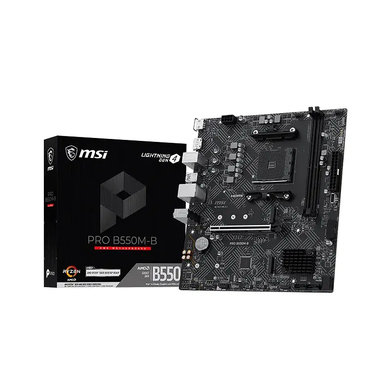 Материнська плата MSI Pro B550M-B Socket AM4 - фото 5