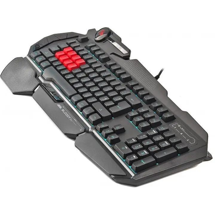 Клавіатура дротова A4Tech Bloody B318 LK Black Switch USB - фото 3
