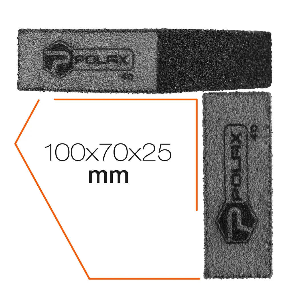 Губка шліфувальна P40 Polax пряма 100х70х25 мм (54-228) - фото 7
