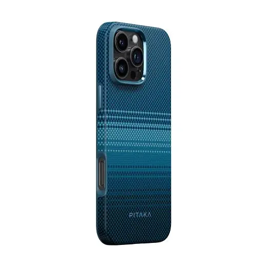 Карбоновий чохол Pitaka Military-Grade Protective Case Moonrise для iPhone 16 Pro Max (KI1601PPMOM) - фото 2