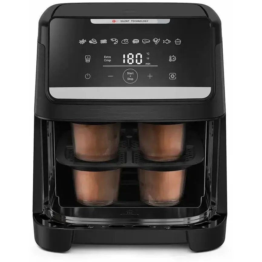 Мультипіч Tefal Easy Fry Silence XXL 1800Вт темно-сірий - фото 4
