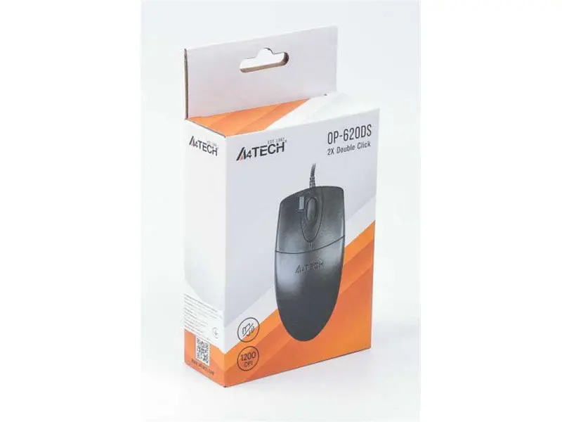 Миша A4Tech OP-620DS Black - фото 6
