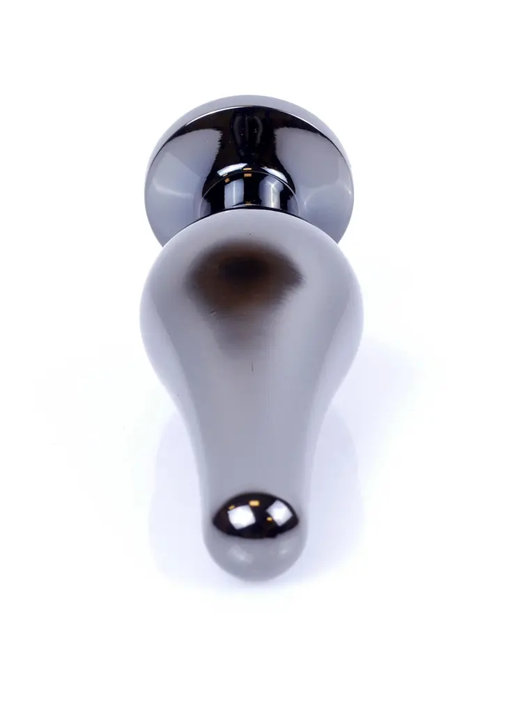 Анальна пробка - Jewellery Dark Silver BUTT PLUG- Purple - фото 6