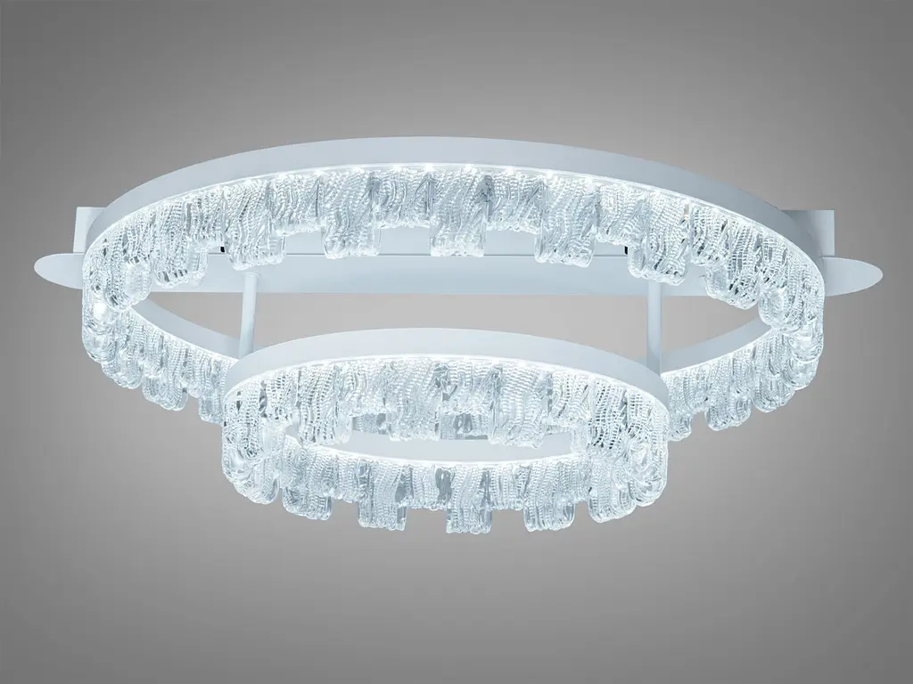 LED-світильник стельовий Diasha MX78205/500+300WH 72W, 2 кільця, 3 режими світла, 50x60 см - фото 4