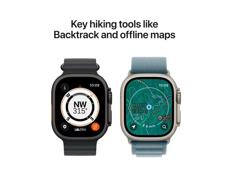 Смарт-годинник Apple Watch Ultra 3 GPS + Cellular 49mm Black Tit. Case w. Black Ocean Band (MF0J4) - фото 5